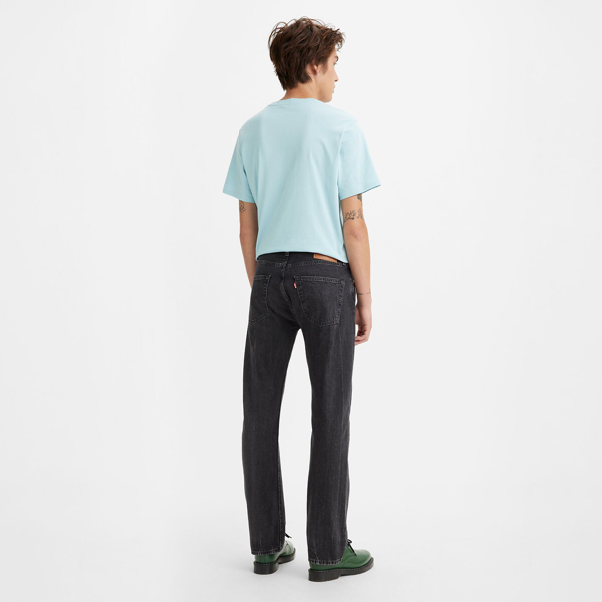 Jean droit 501® black worn in, LEVI'S