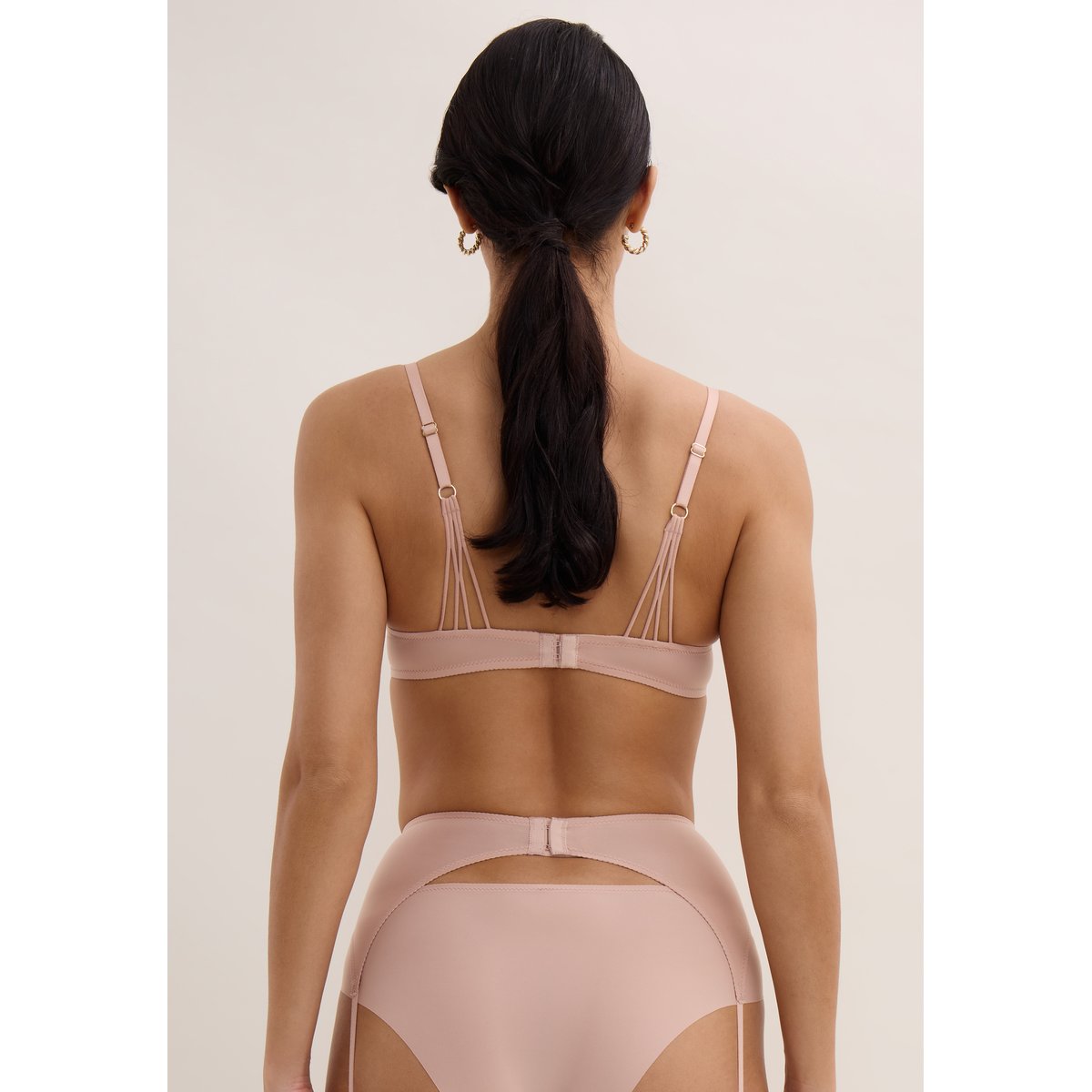 Porte-jarretelles Éloge du Désir misty blush, AUBADE