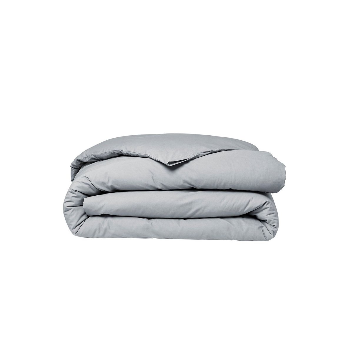 Parure de lit 2 personnes macramé uni coton PRESTIGE gris, TODAY