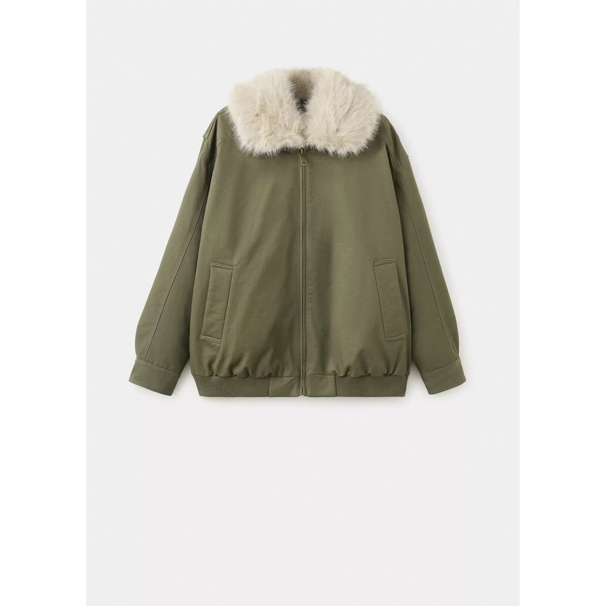 PARKA ALASKA kaki, MANGO