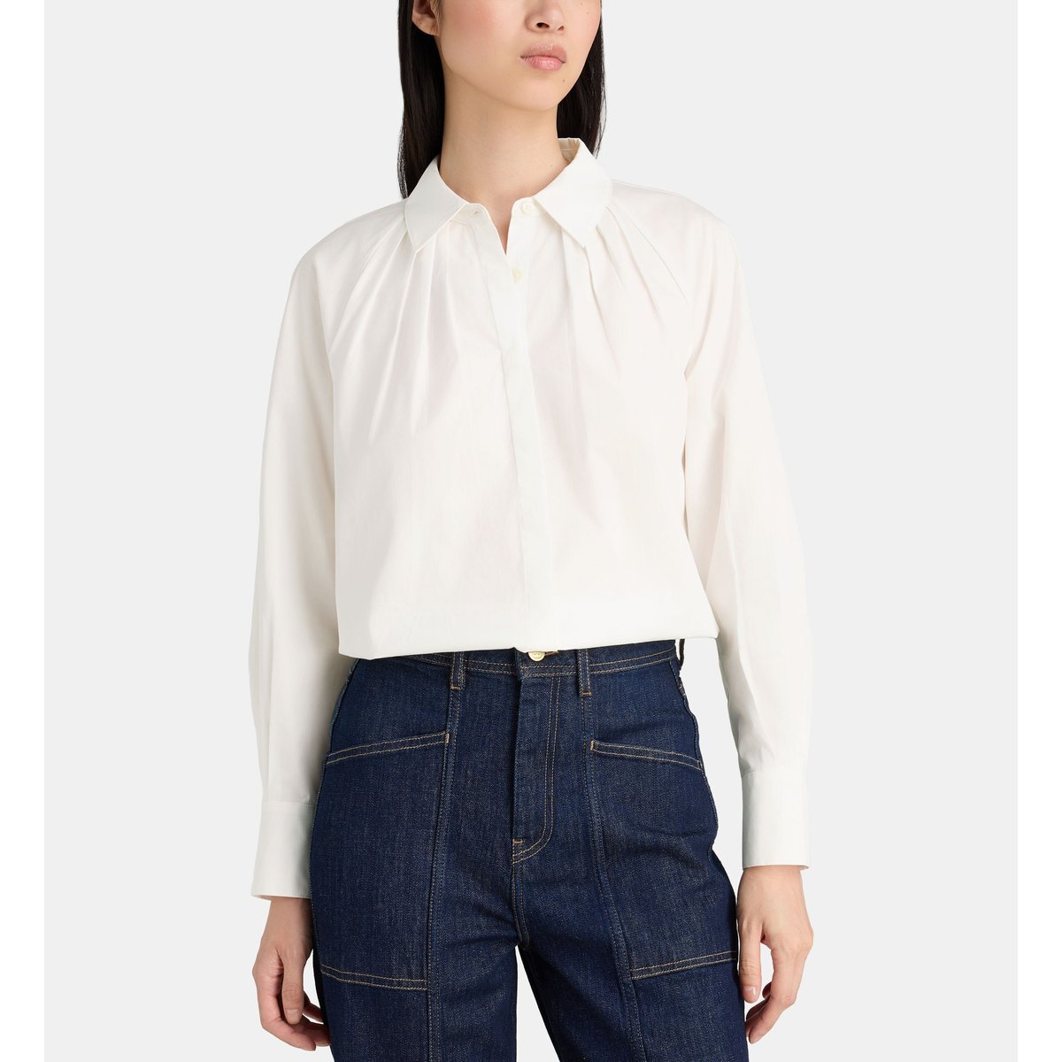 Chemise droite odelie coton blanc, JODHPUR