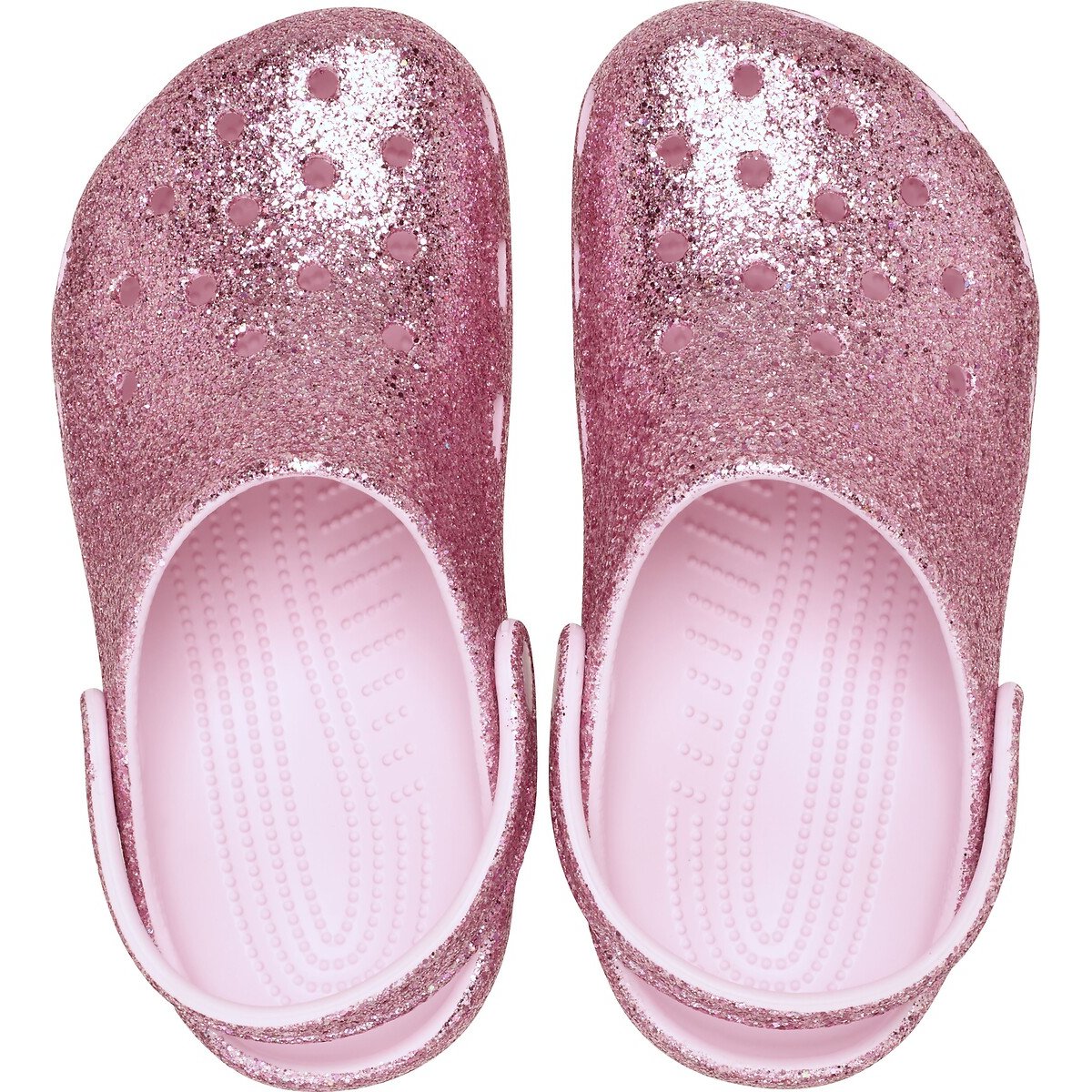 Sabots CLASSIC CHUNKY GLITTER rose paillette, CROCS