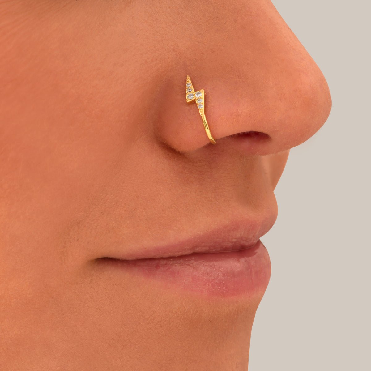 Bague oreille - nez torn - candy blanc, CAROLINE NAJMAN