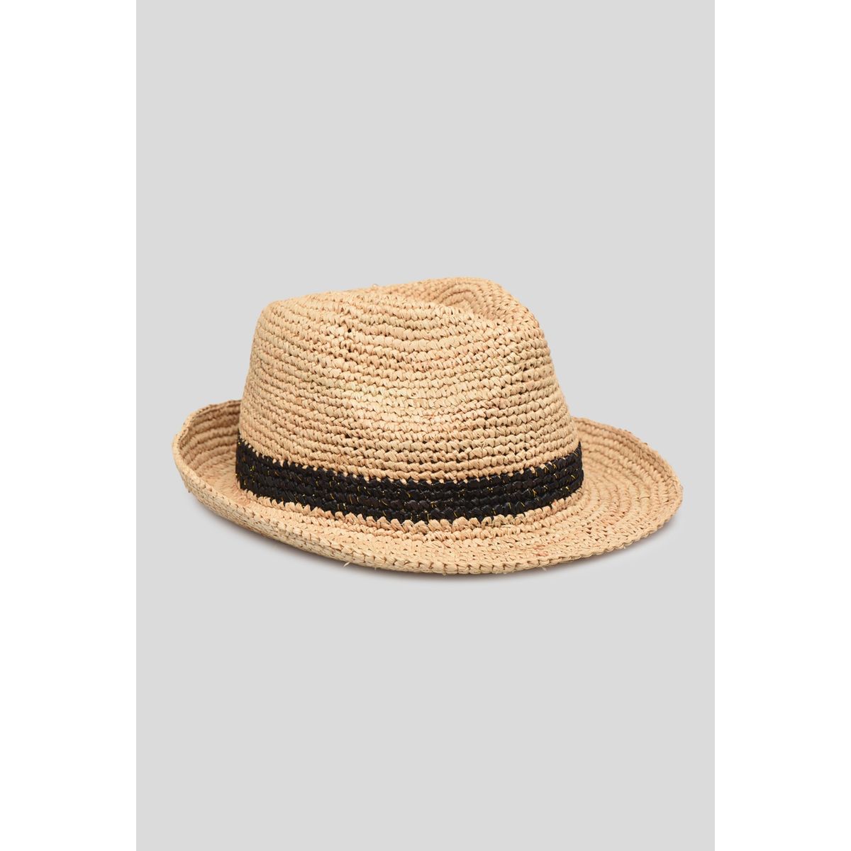 Chapeau en raphia naturel, MONOPRIX