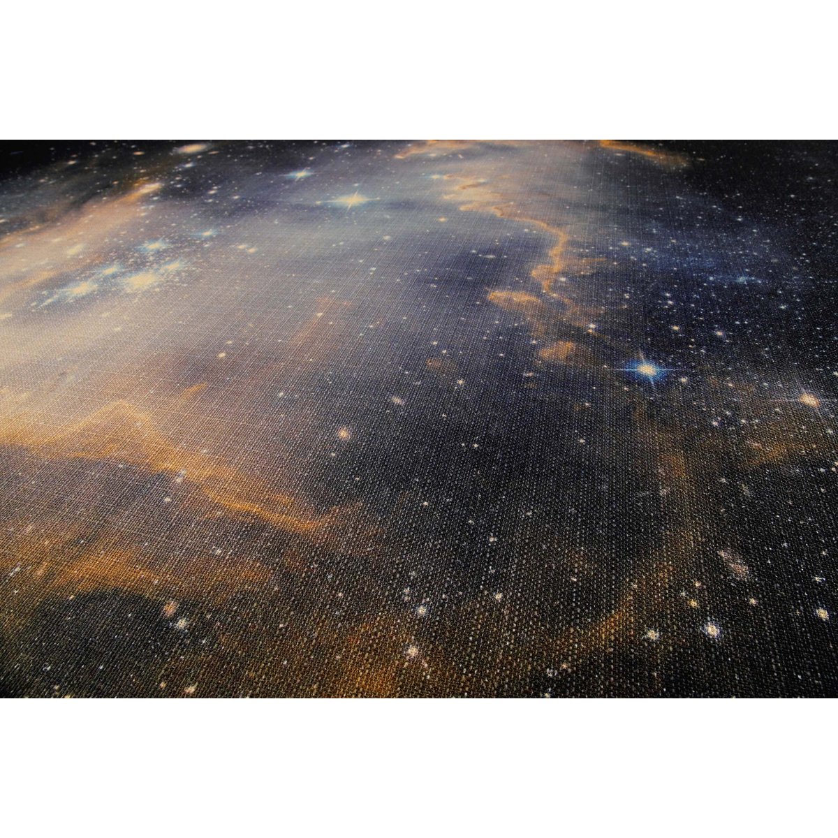 Tapis gamer galaxie design , Galactic Glow noir-multicolore, WECON HOME