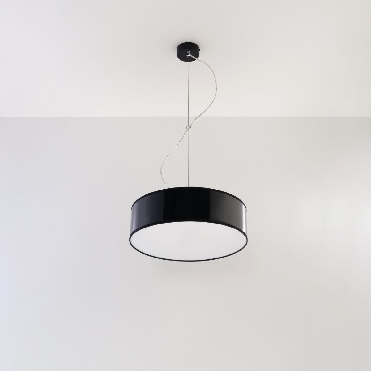 Suspension PVC Noir E27 2 Arena noir, EDEN