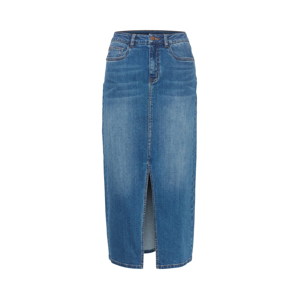 Skirt bleu medium blue denim, KAFFE