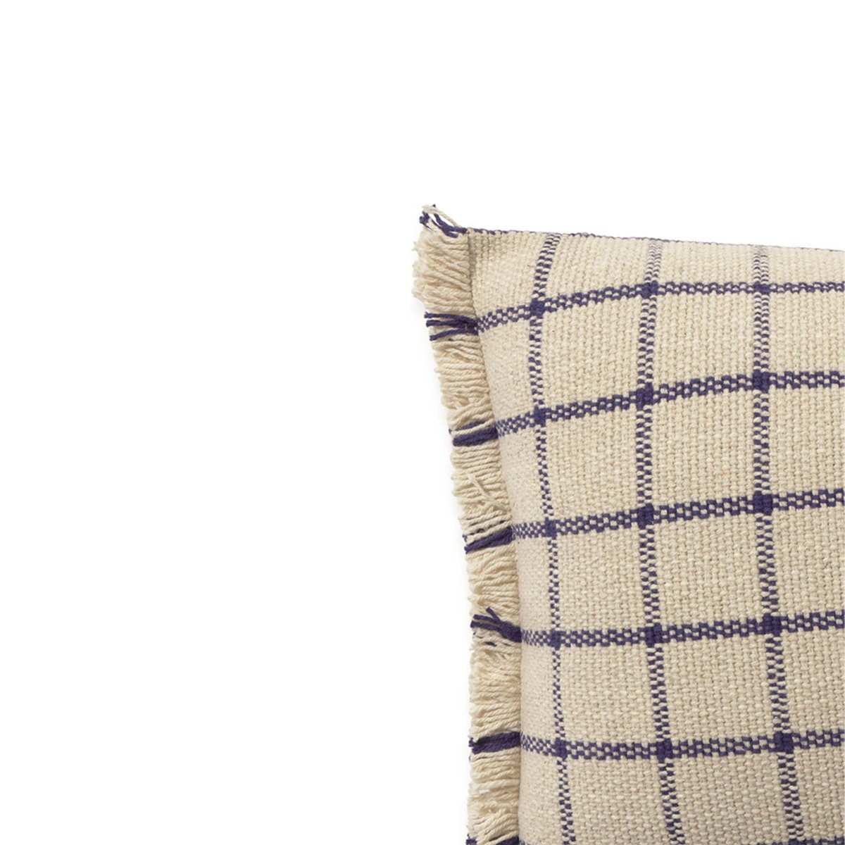 Bloc géobloc de coussin LESS IS MORE bleu marine, naturel, LORENA CANALS