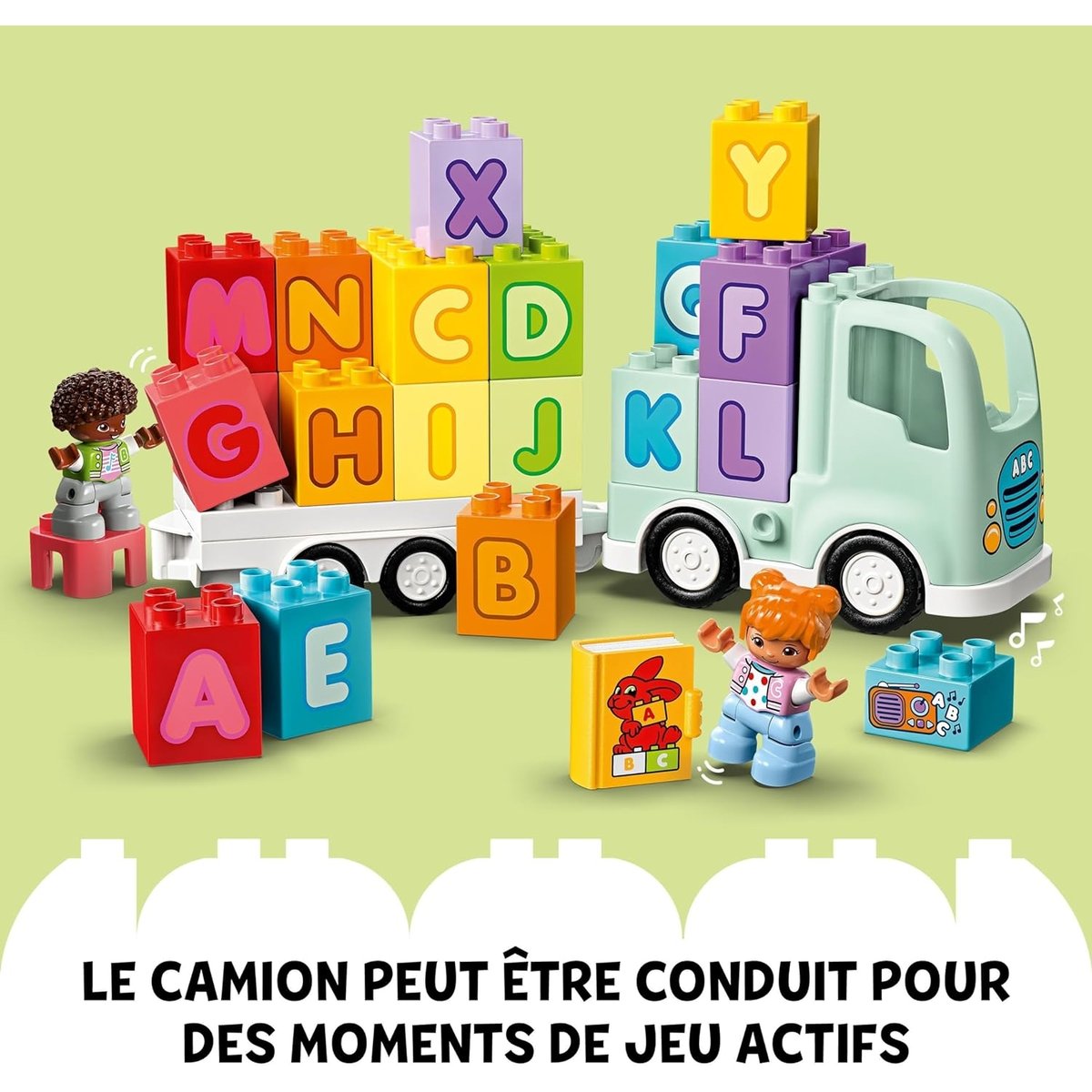 LEGO DUPLO 10421 - Camion de l'Alphabet Éducatif multicolore, LEGO