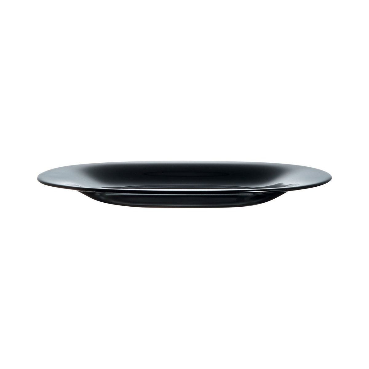 6 assiettes noires 21 x 19,6 cm -CARINE noir, LUMINARC