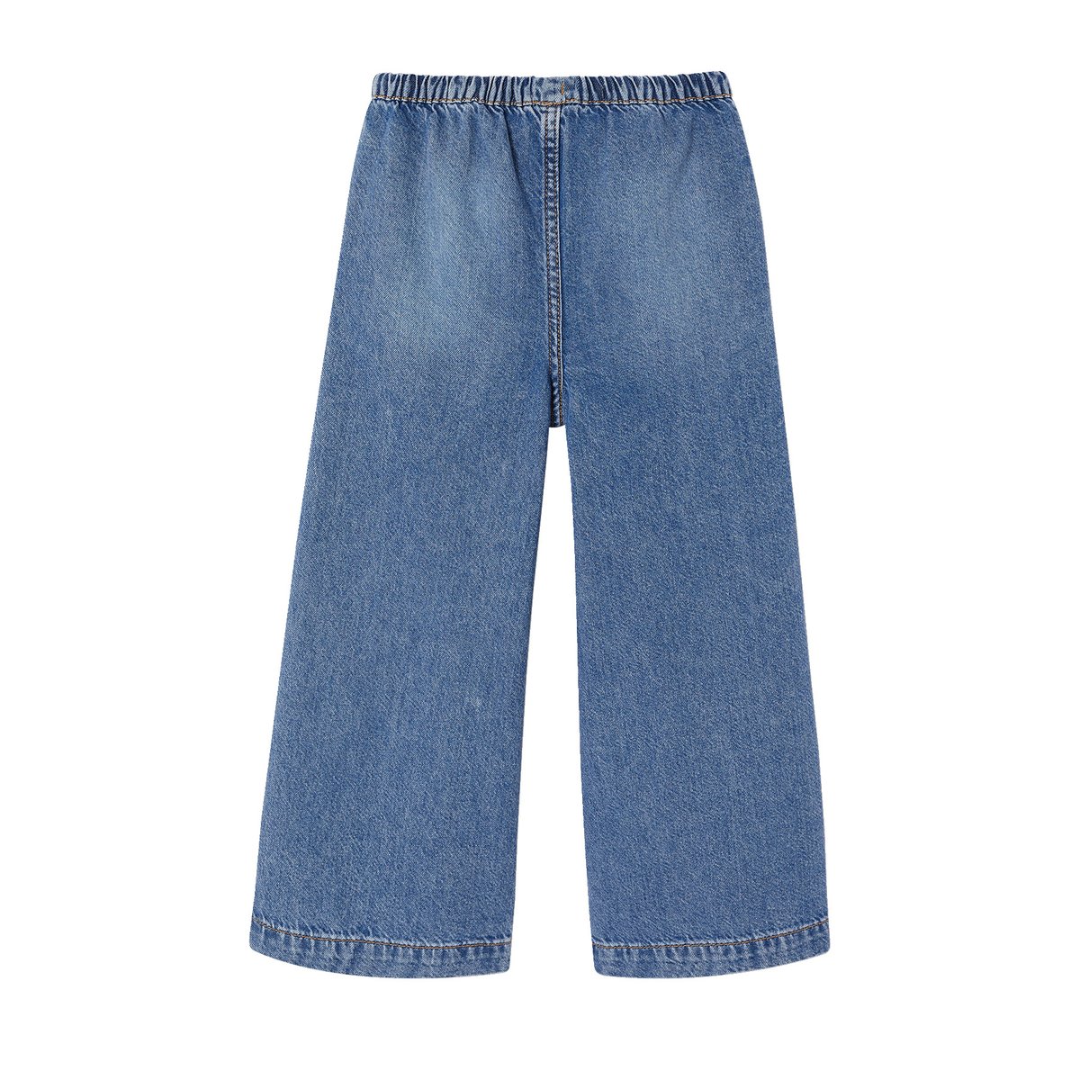 Pantalon large bleu moyen, VERTBAUDET
