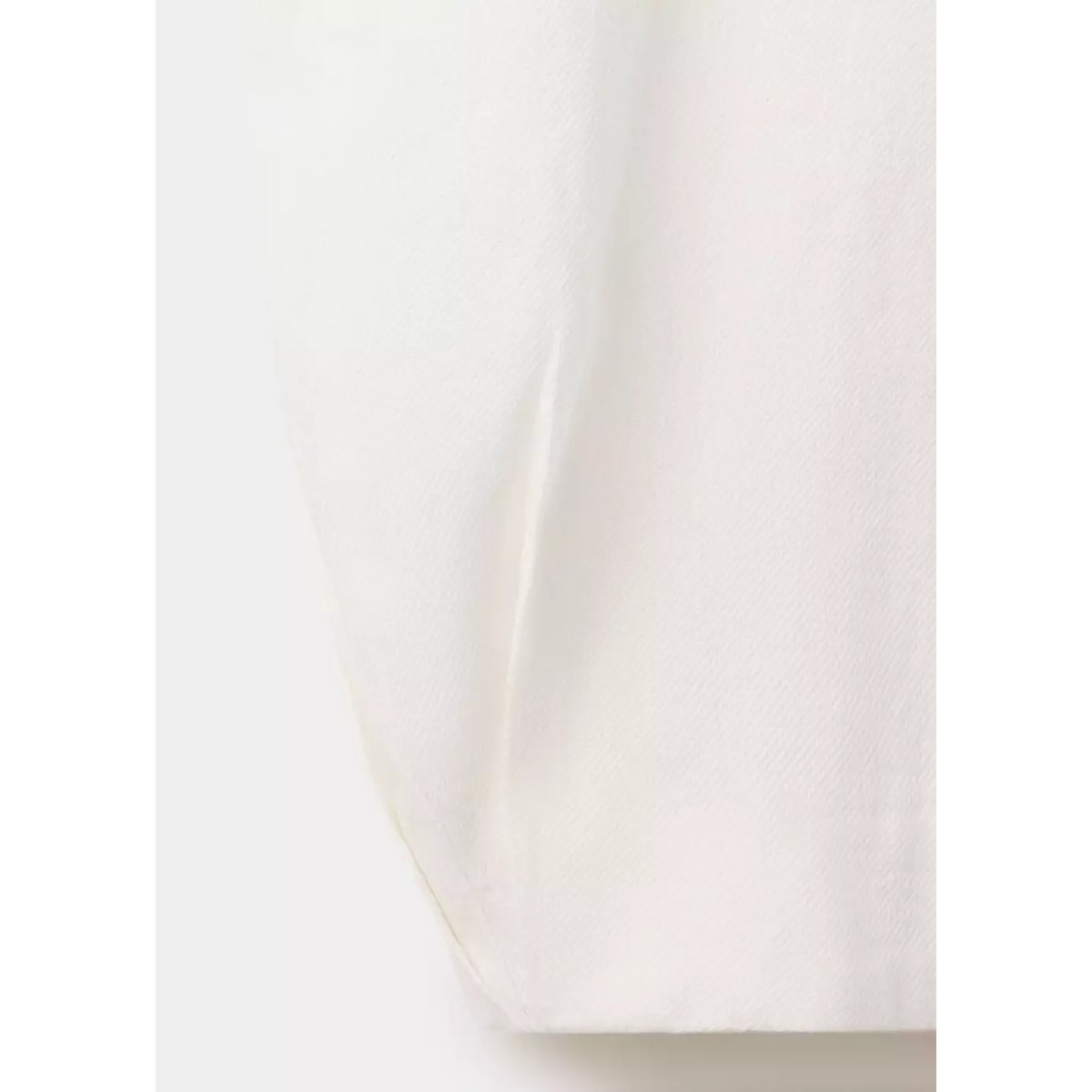 Pantalon barrel avec détail boutons blanc cassé, MANGO TEEN