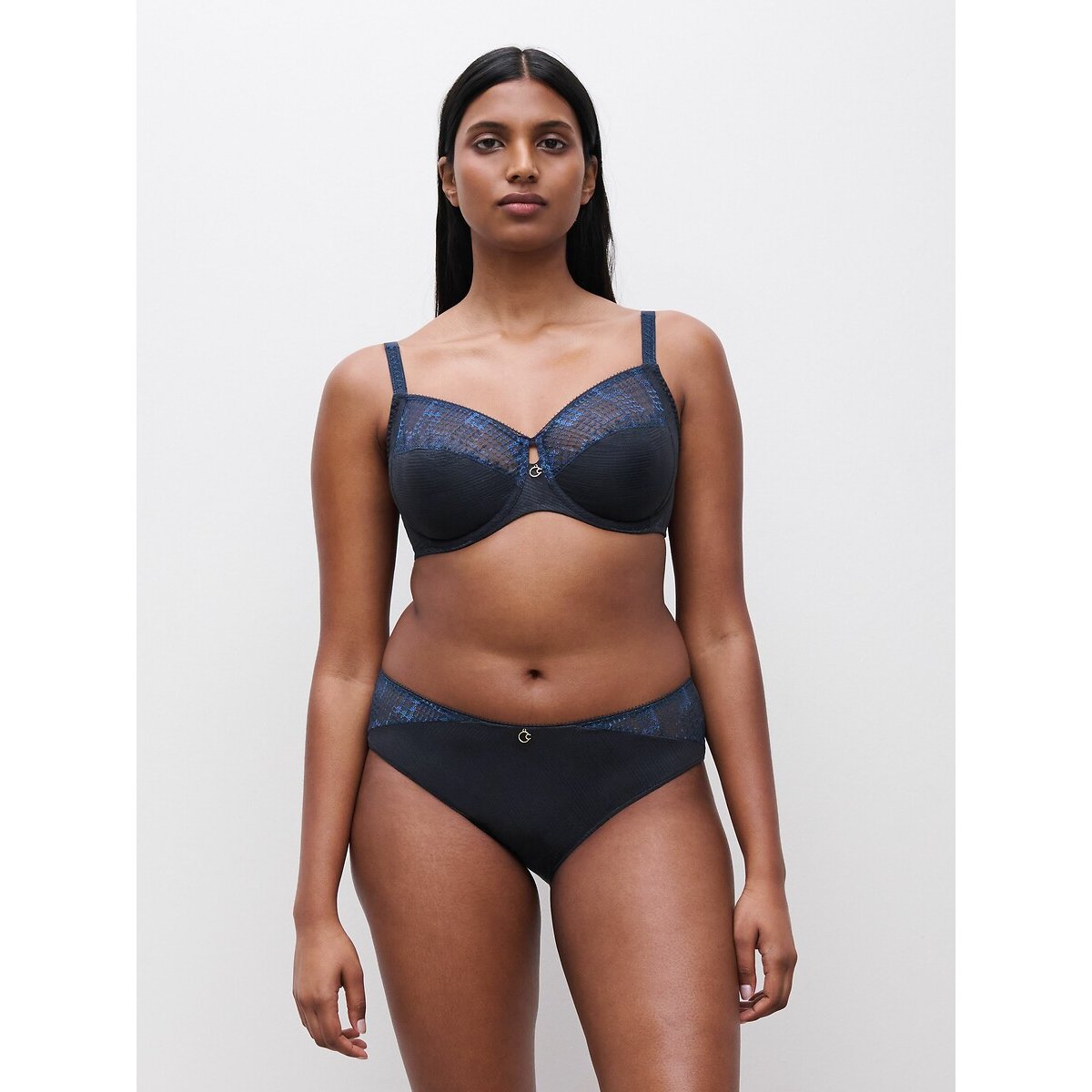 Culotte Intrigue bleu marine, CHANTELLE