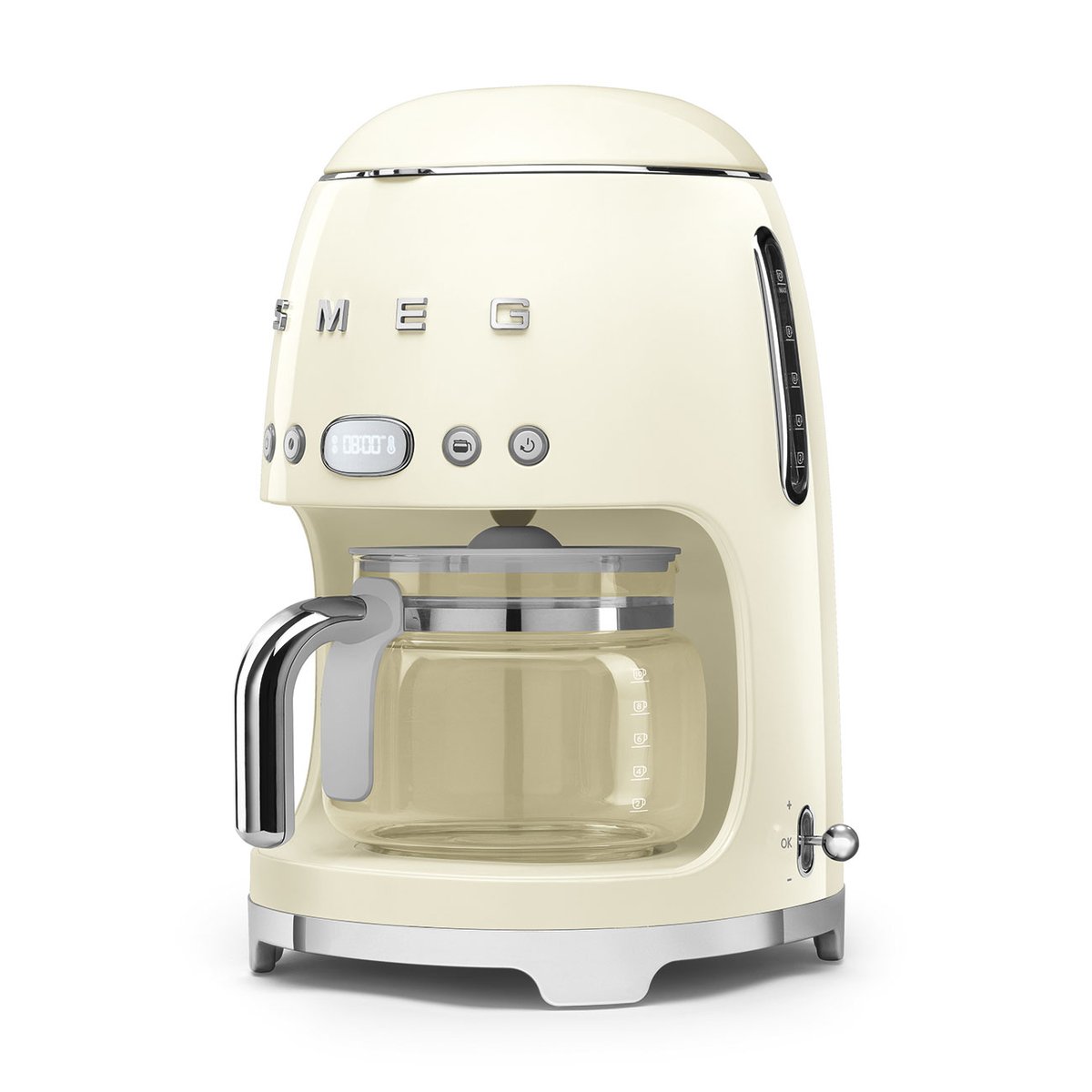 Machine à café filtre DCF02 crème brillant, SMEG