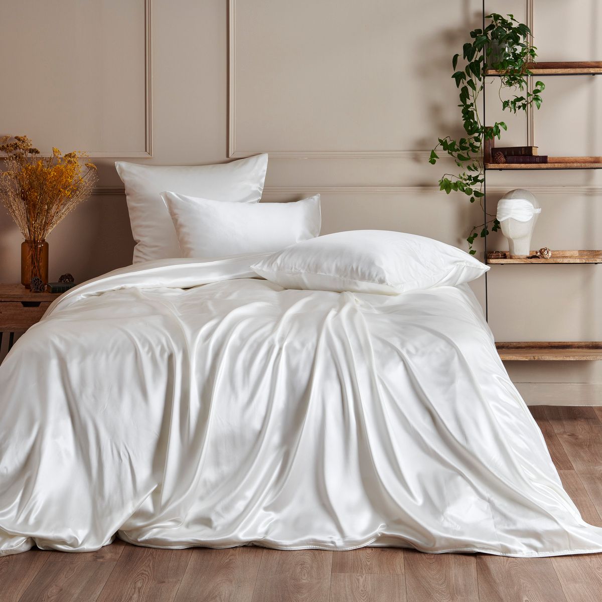 Housse De Couette 100% De Mûrier - SOIE ivoire, TRADITION DES VOSGES