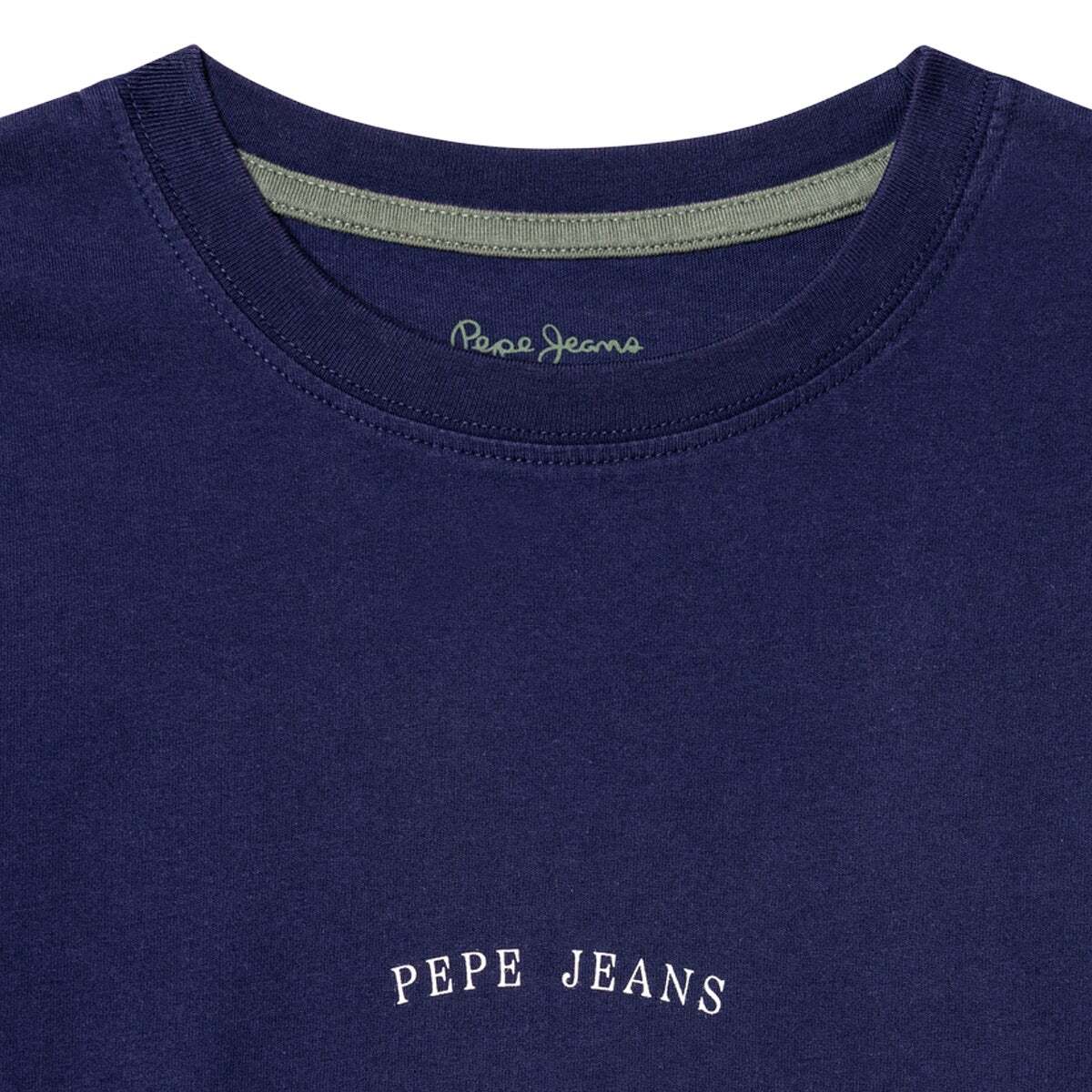 T-Shirt À Coupe Décontractée Avec Imprimé Au Dos marine, PEPE JEANS
