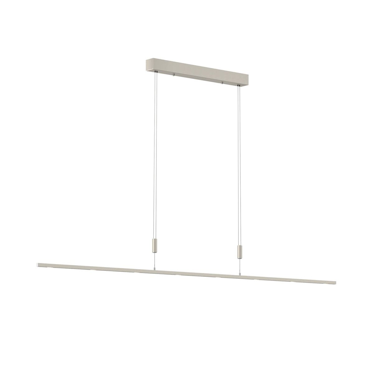 Suspension En Aluminium Moderne Led, Tolu nickel mat brossé, chromé, LUCANDE