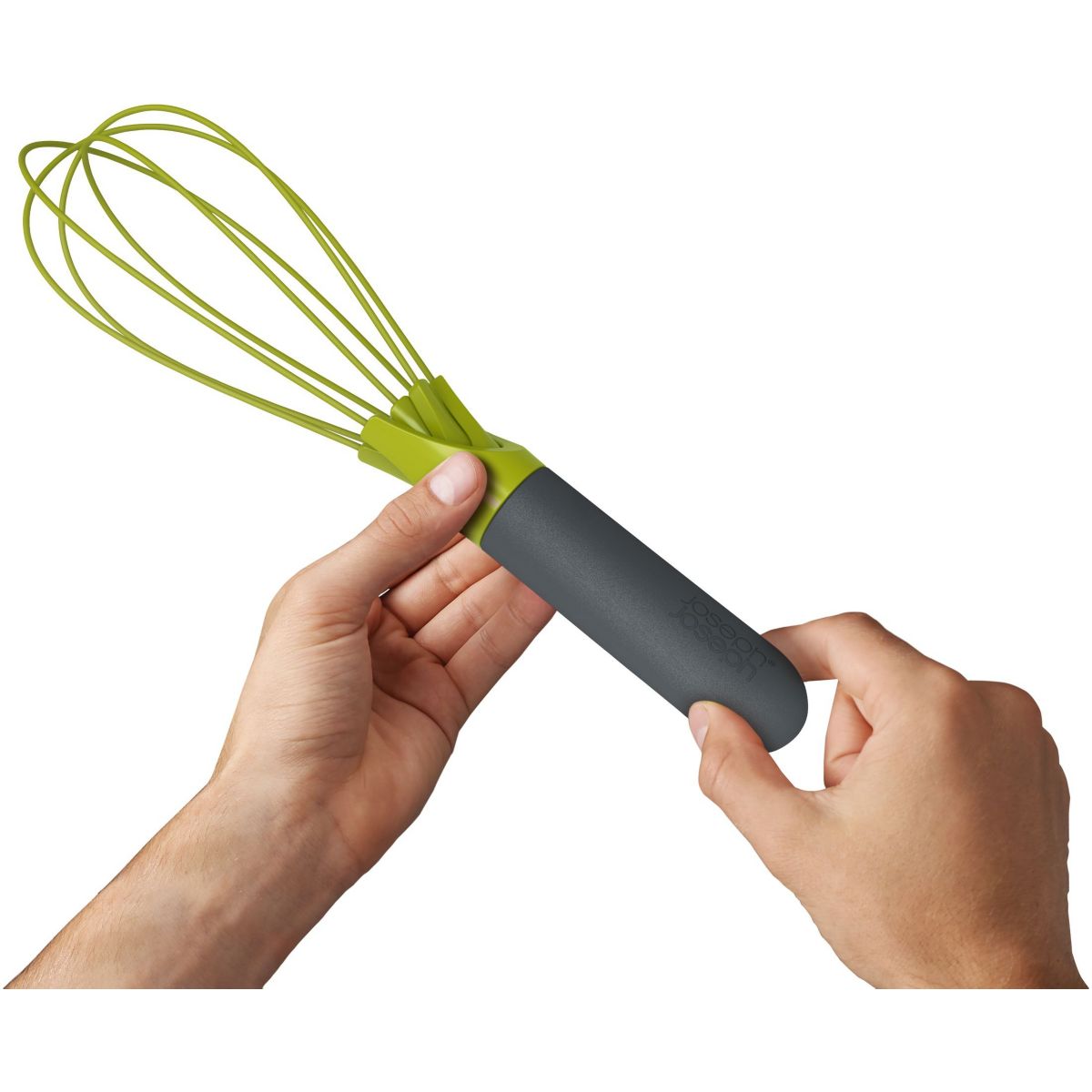 Fouet en silicone 2 en 1 twist vert, JOSEPH JOSEPH