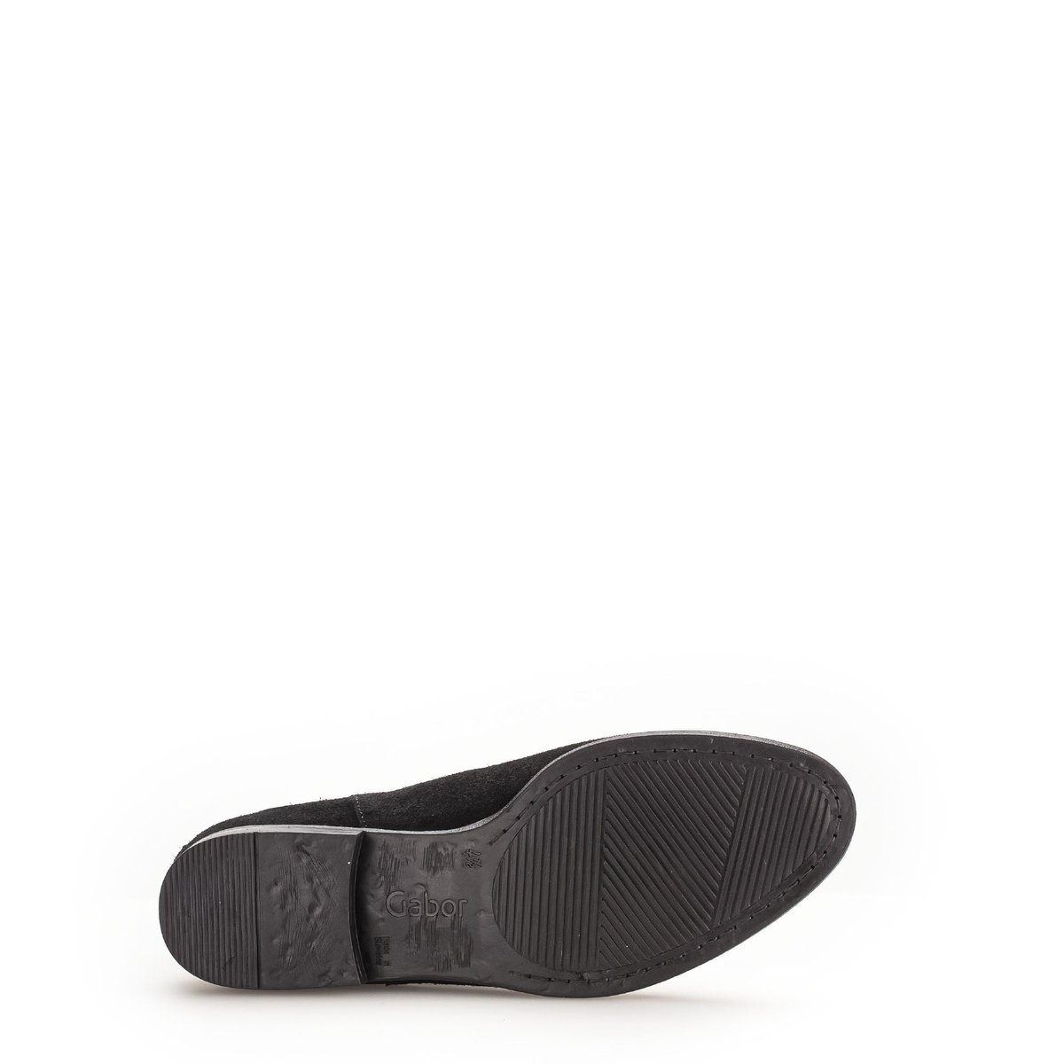 Bottines en cuir à talon décroché noir, GABOR