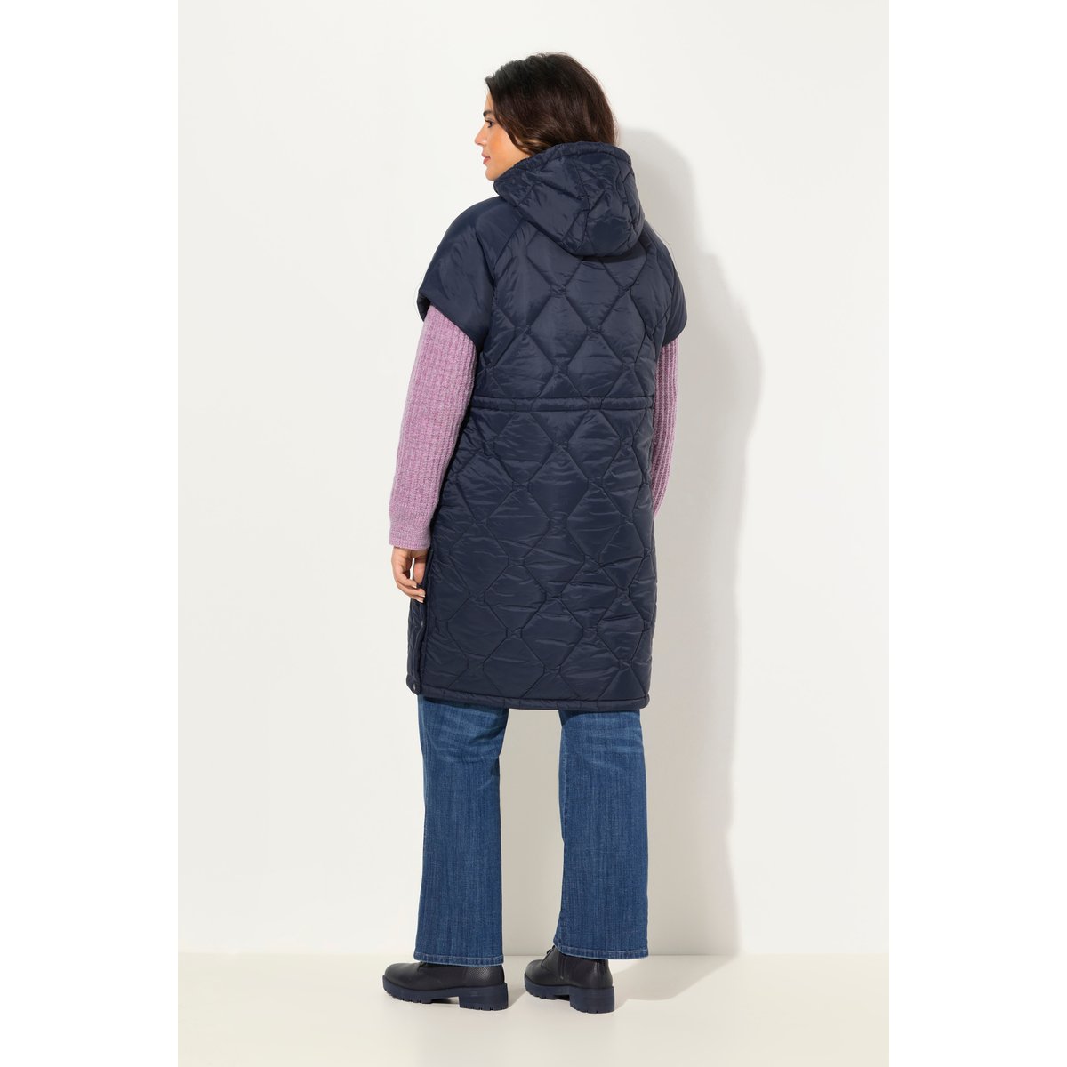 Gilet matelassé HYPRAR à capuche marine, ULLA POPKEN