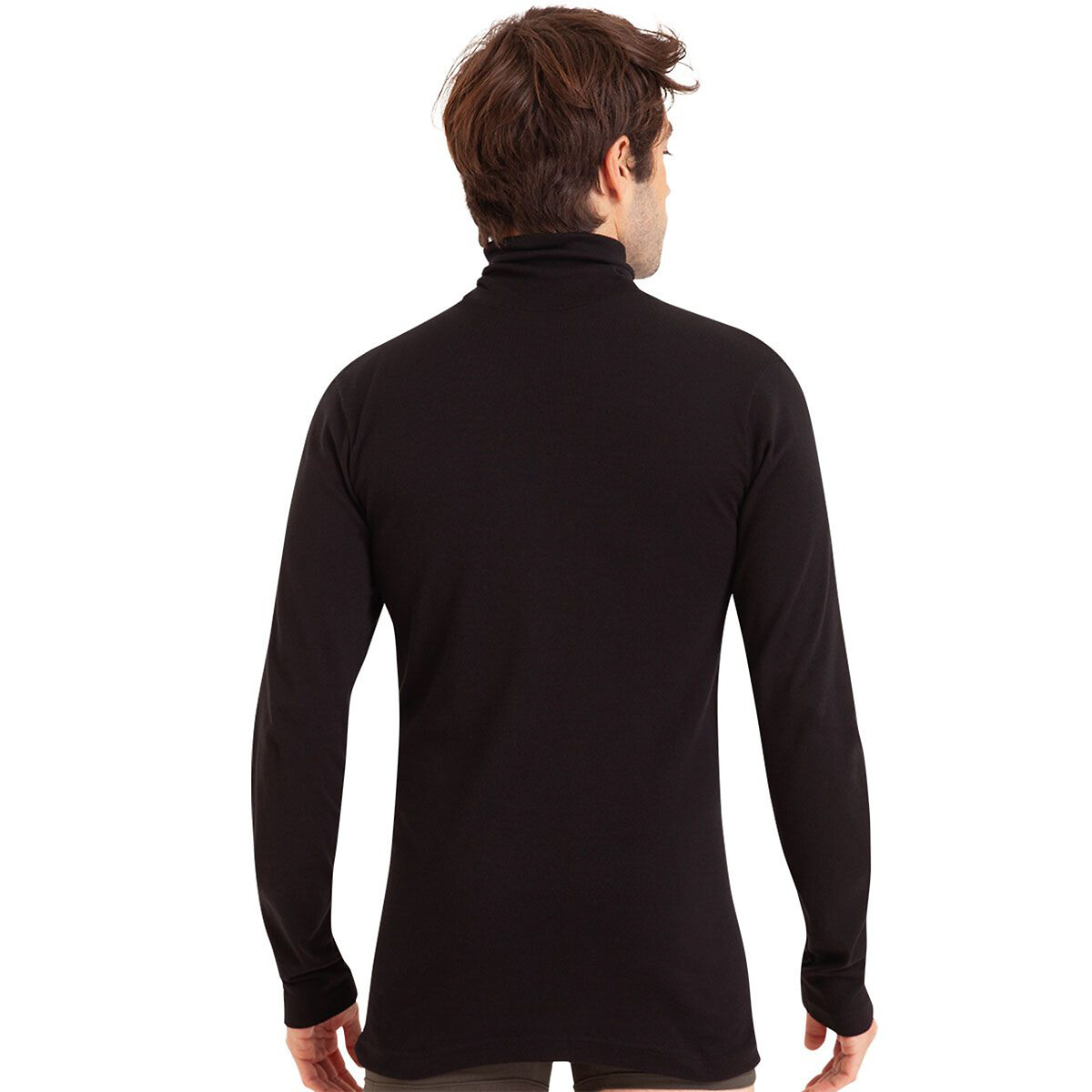 Long Sleeve Turtleneck T-Shirt black, EMINENCE