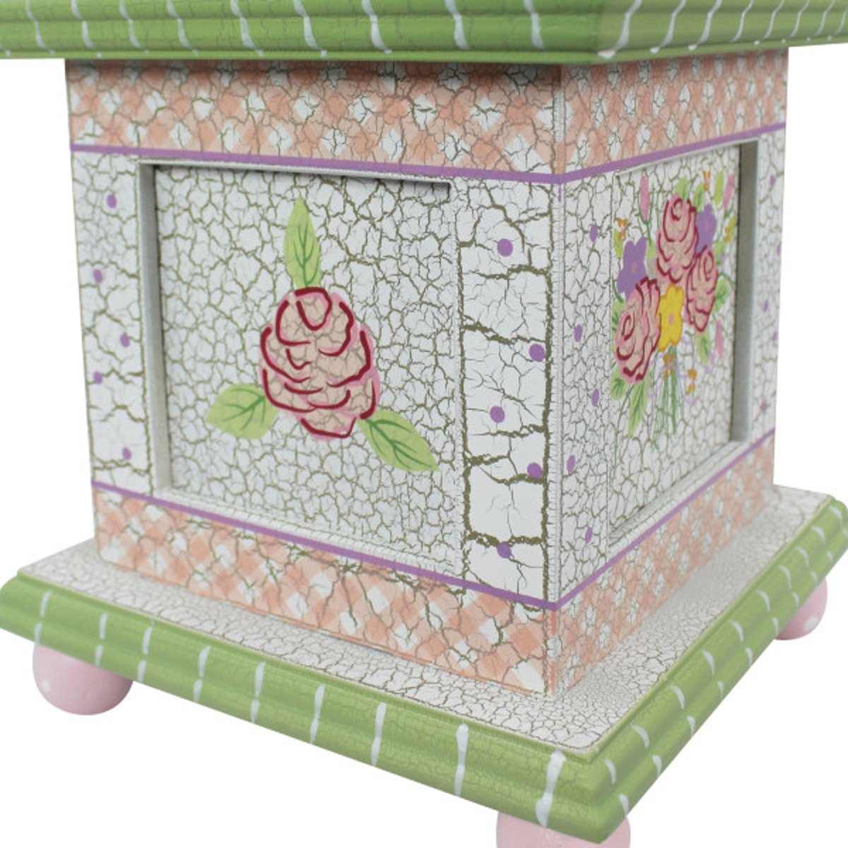 Lampe Chevet Bureau Enfant CRACKLED ROSE rose, TEAMSON KIDS