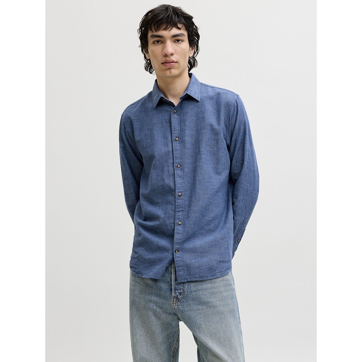 Chemise regular fit denim, JACK & JONES