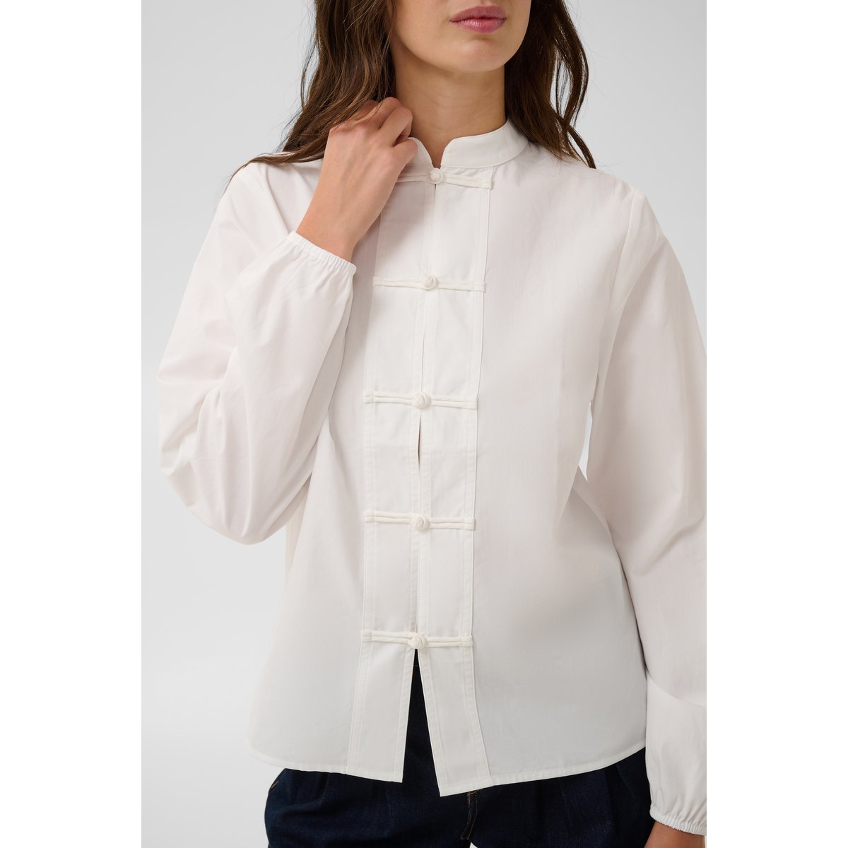 Chemise à manches longues blanc spring gardenia, CULTURE