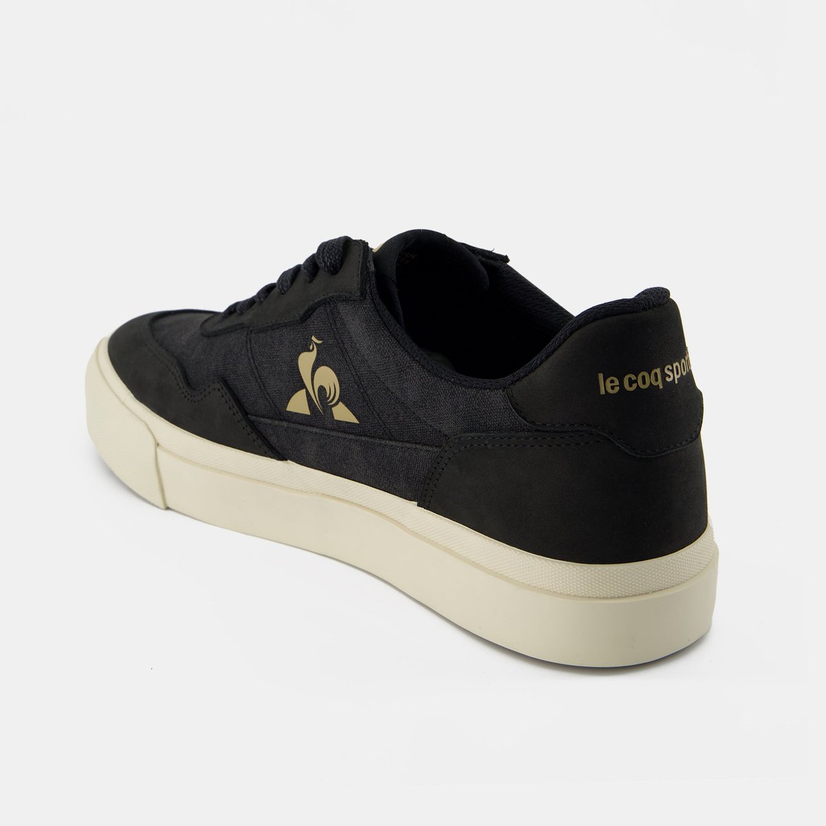 Baskets LCS OLLIE WAXY CANVAS black/gold, LE COQ SPORTIF