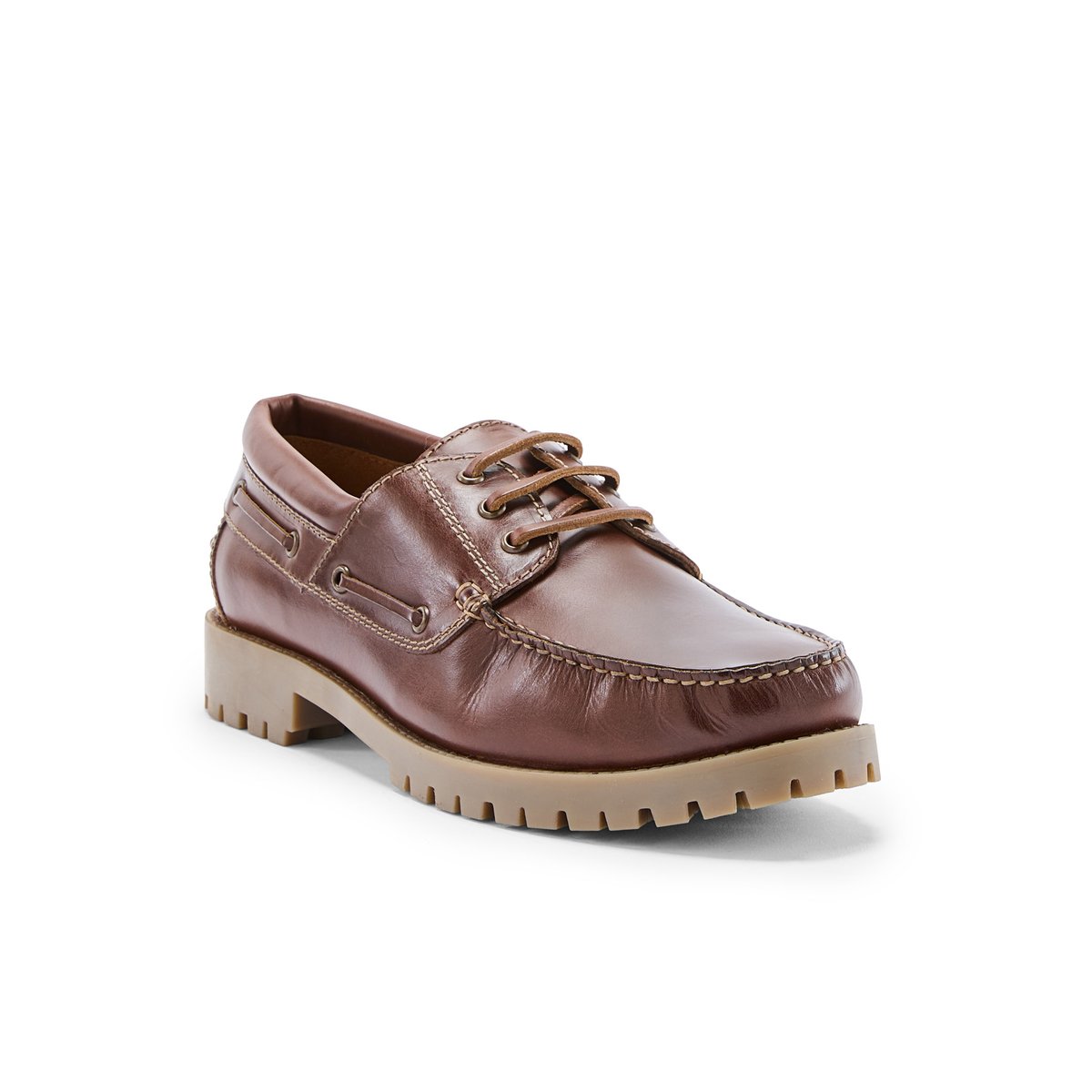 Derbies esprit bateau homme marron, PEDICONFORT
