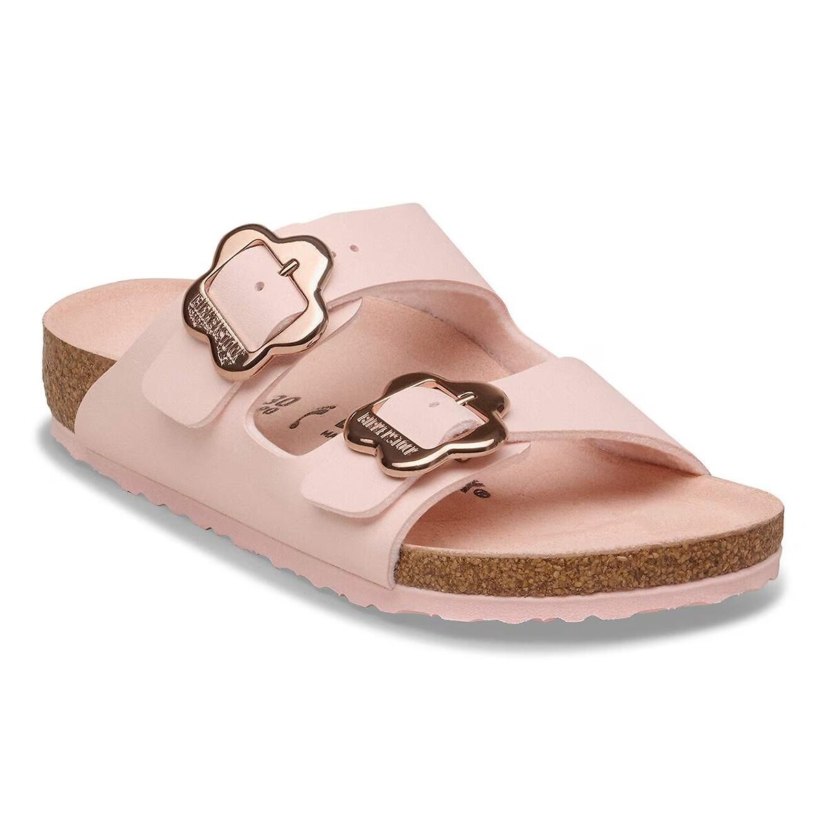 Mules double bride ARIZONA KIDS FLOWER rose, BIRKENSTOCK