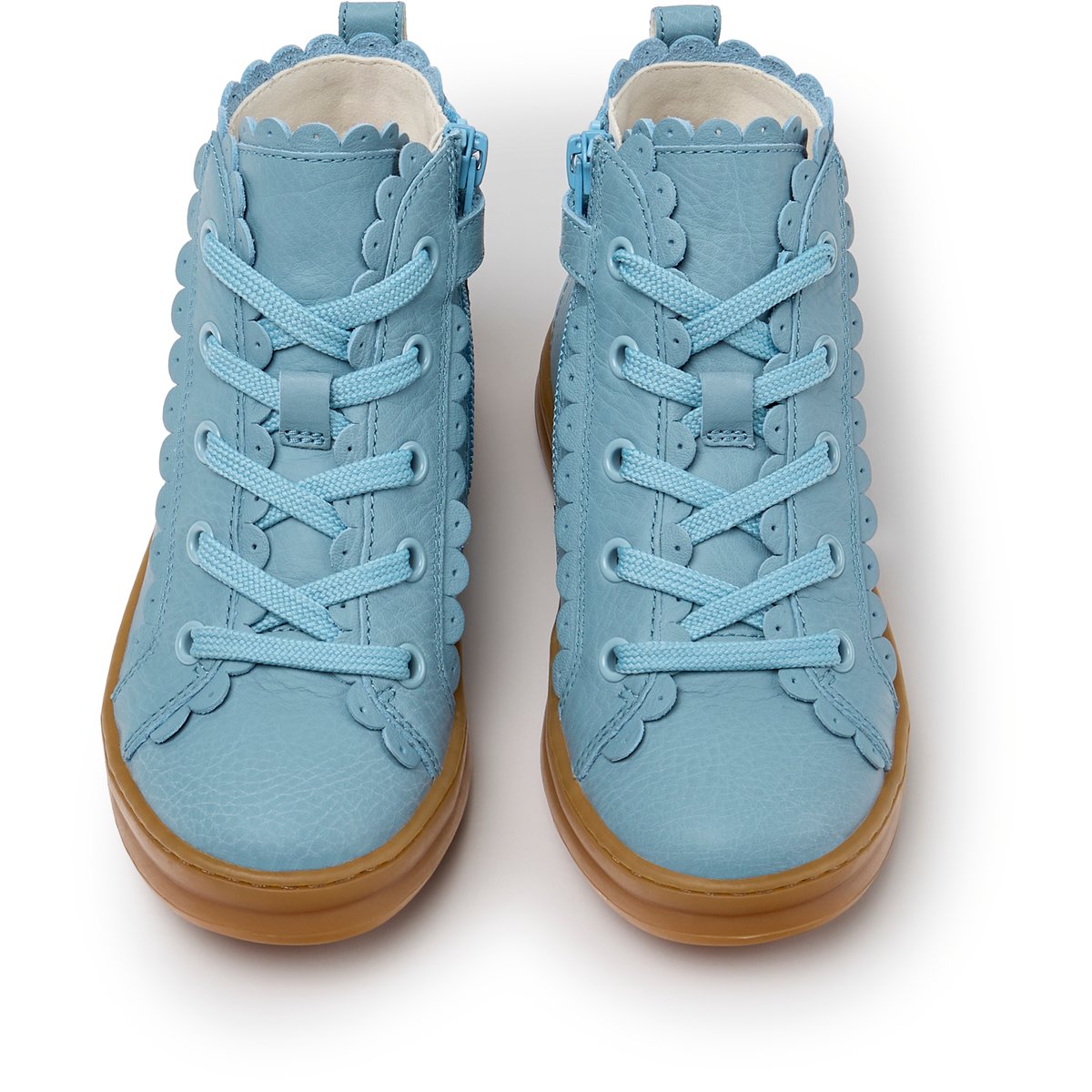 Sneaker-Bootie Runner Four Smooth Leather bleu pastel 001, CAMPER