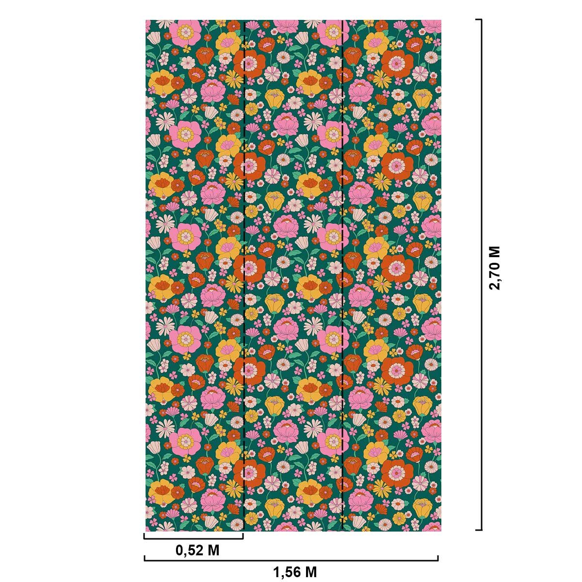 Papier peint Lolita intissé, HEXOA