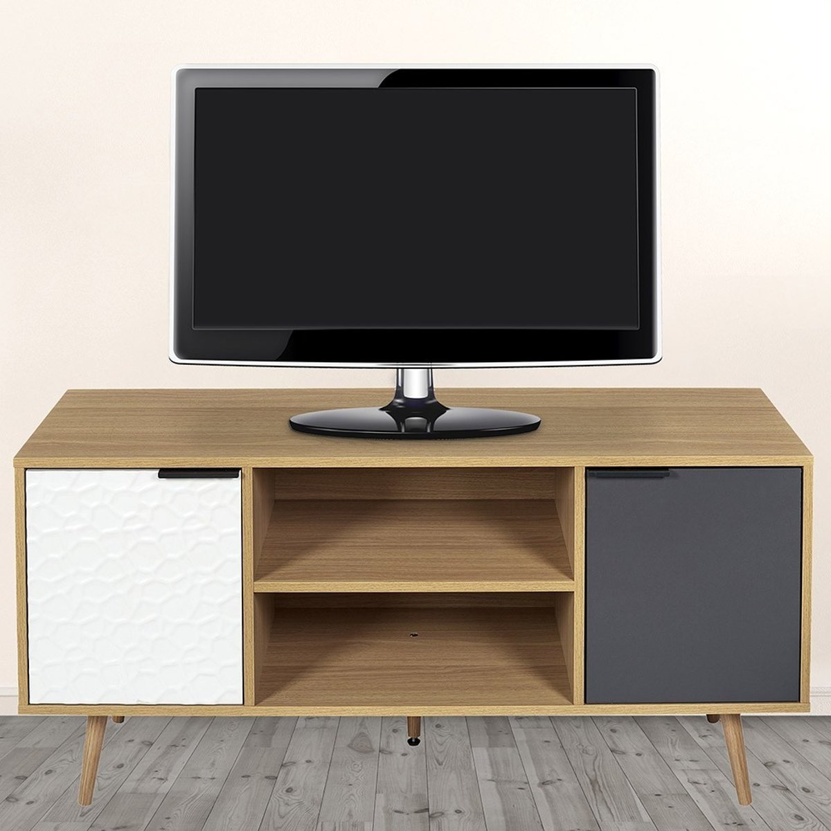 Meuble TV Sven beige, DECORATIE