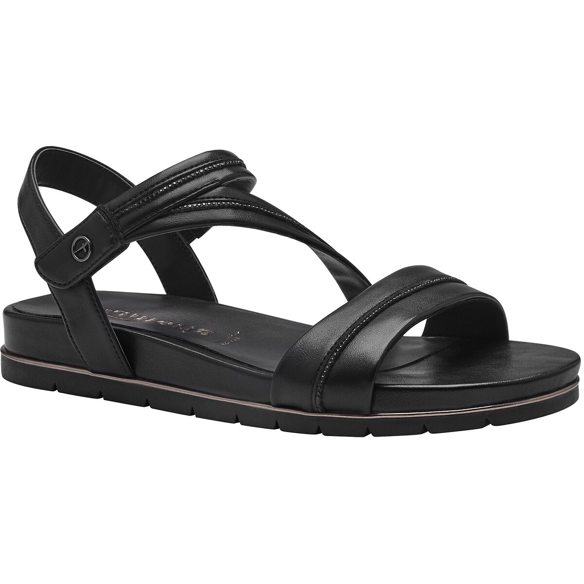 Semi-Compact Sandals black, TAMARIS