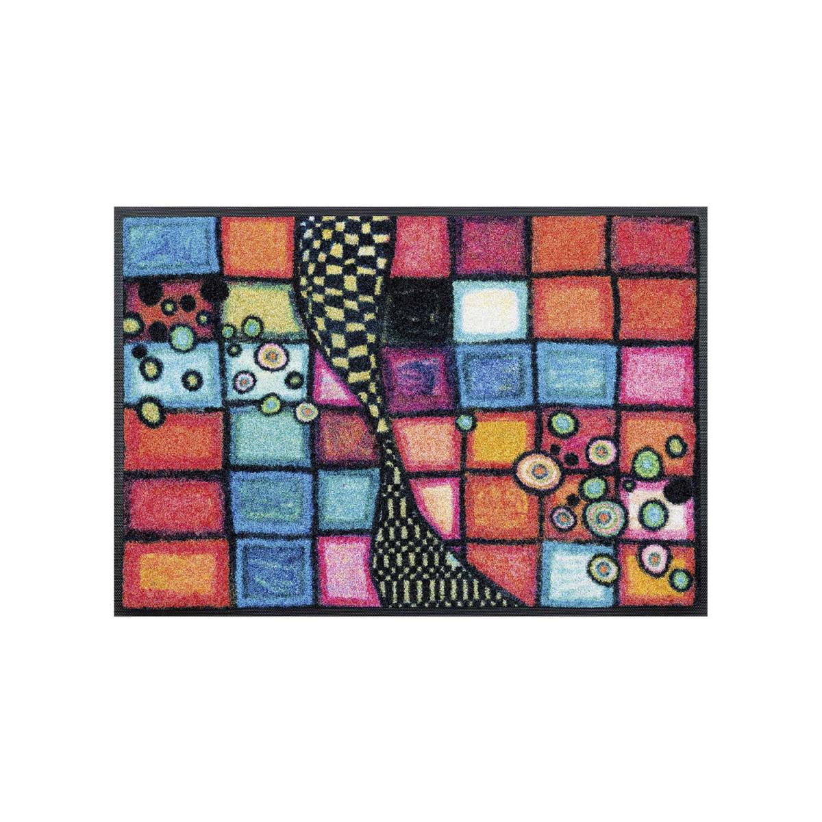 Paillasson tissé TIGERDRA multicolore, UN AMOUR DE TAPIS