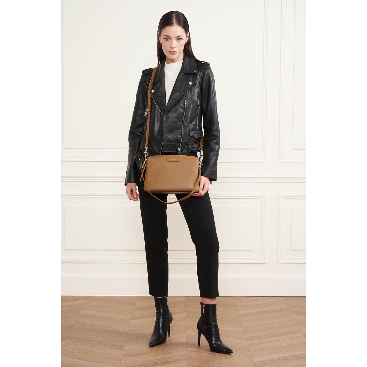 Grande pochette DUNE camel, LANCASTER