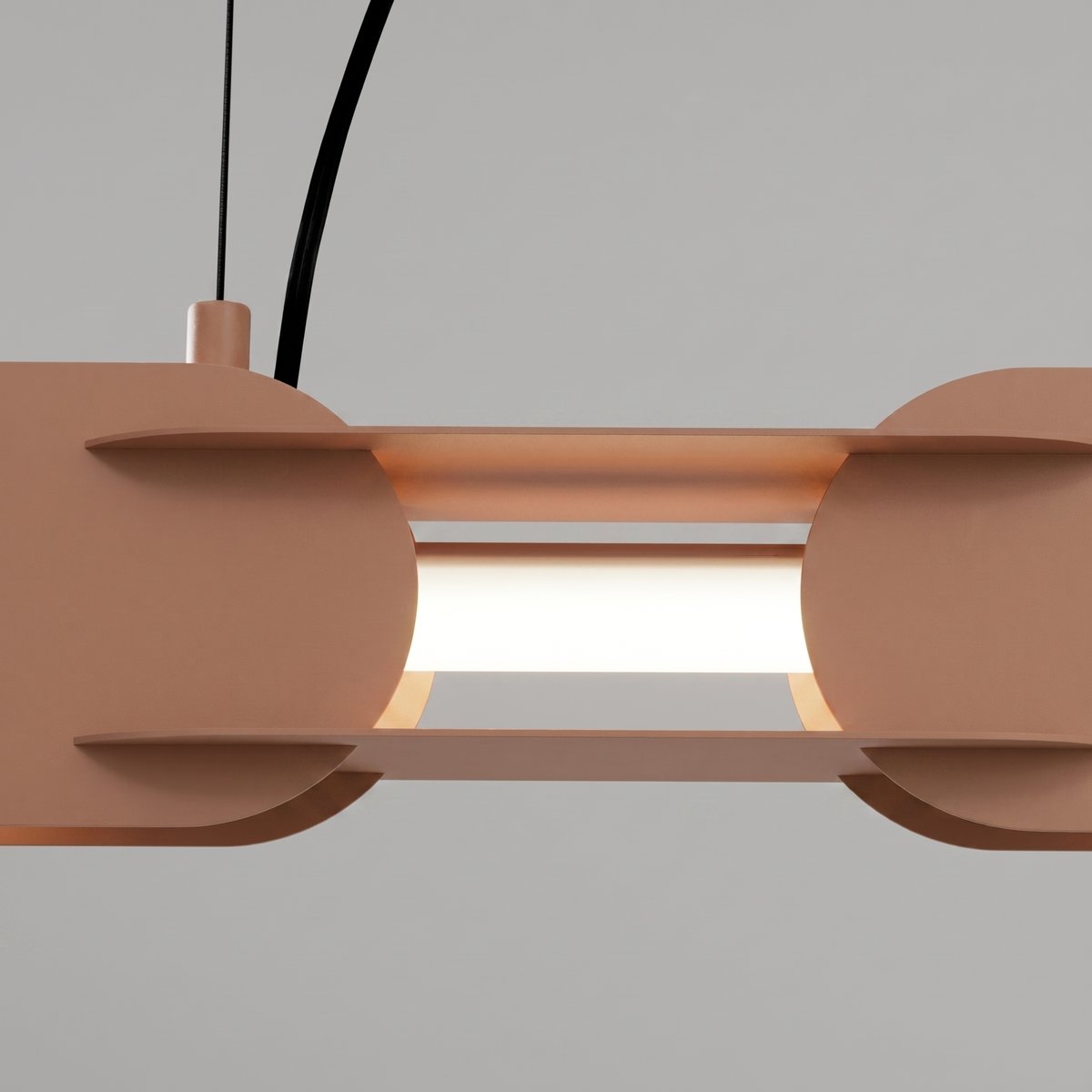 Suspension Acier Moka LED 1 Chain moka, EDEN