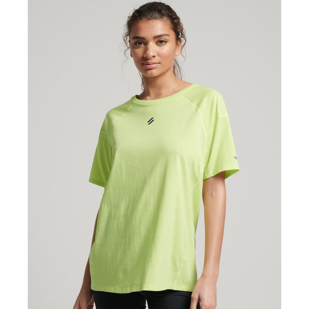 T-shirt à manches courtes Run jaune citron, SUPERDRY