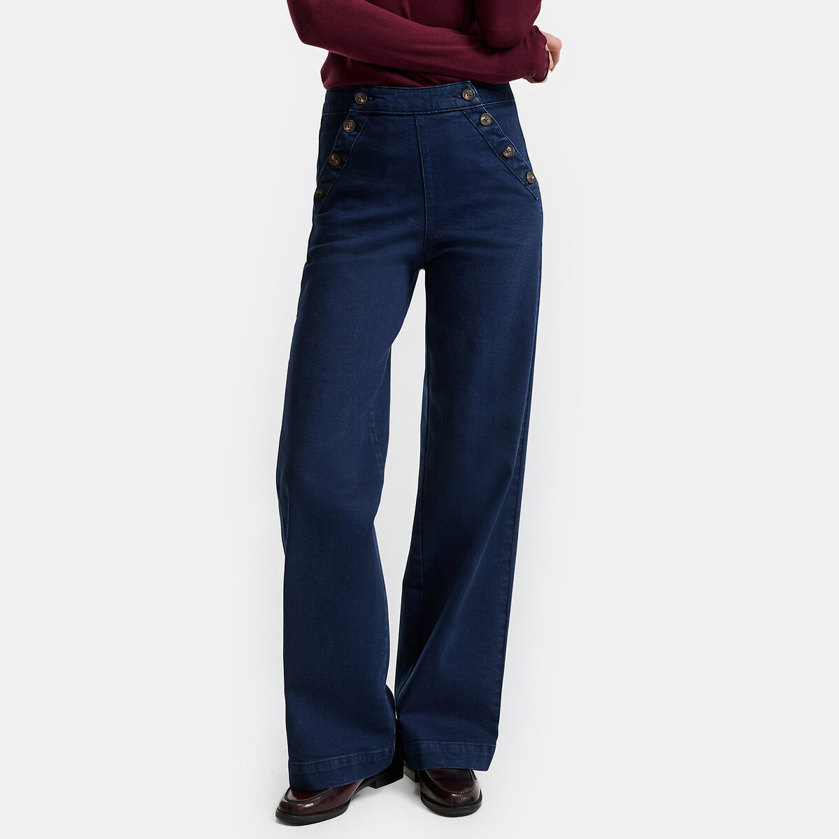 Jean large à pont bleu stone, LA REDOUTE COLLECTIONS