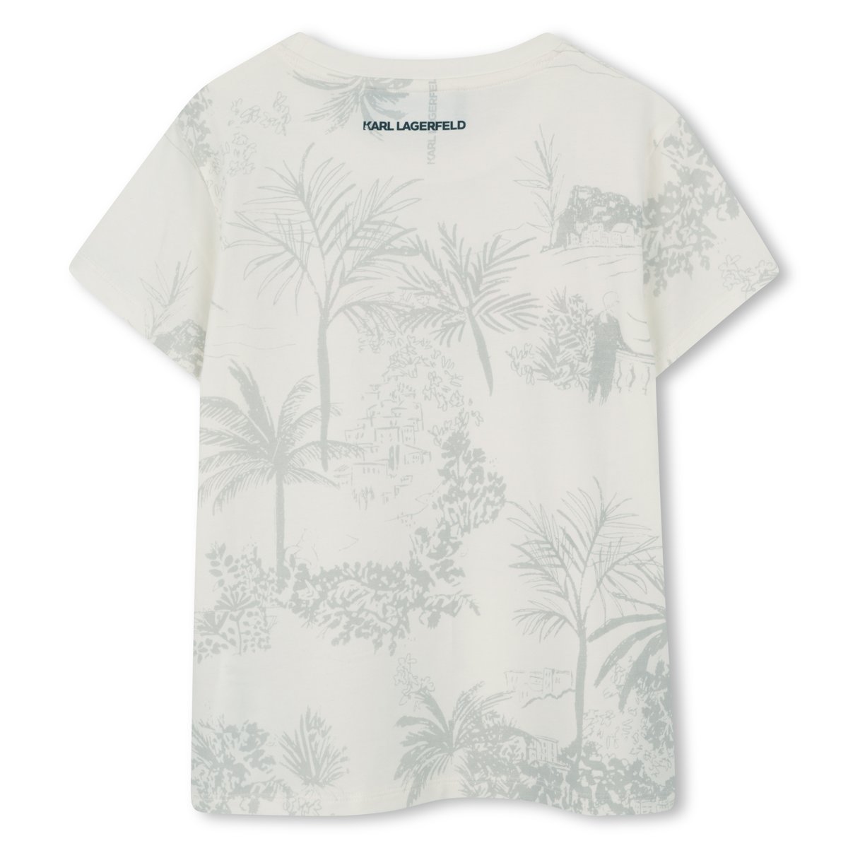 Courtes manches en t-shirt milk, KARL LAGERFELD KIDS