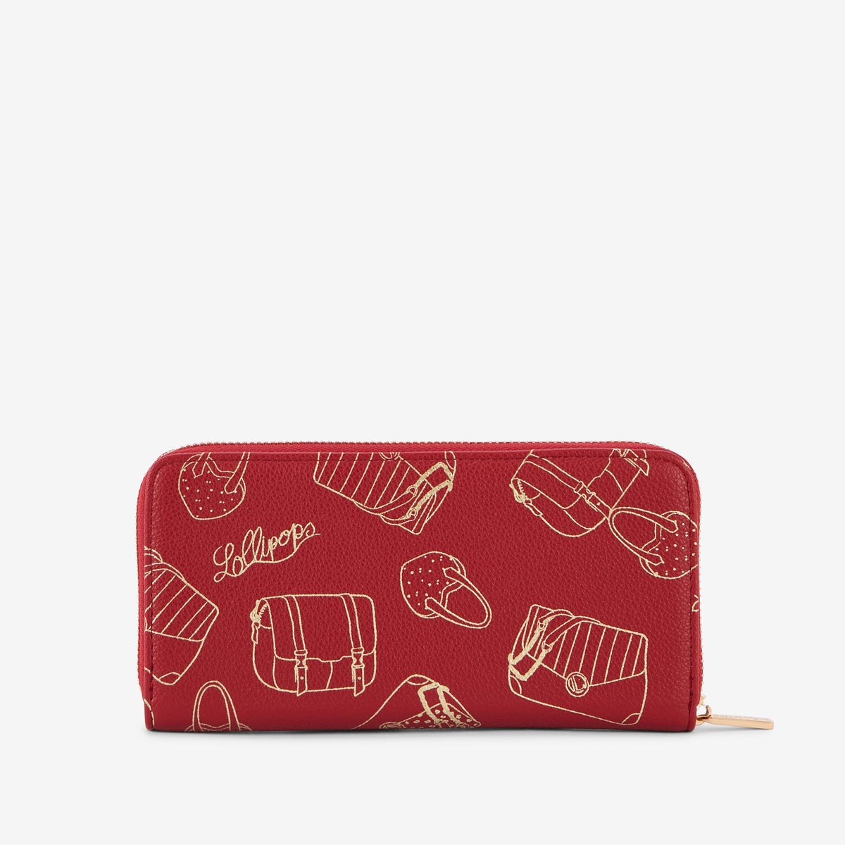 Grand portefeuille  Sya rouge, LOLLIPOPS