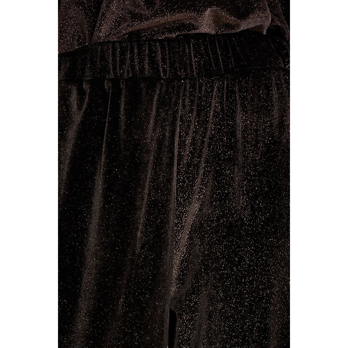Pantalon droit à paillettes noir, MOLLY BRACKEN