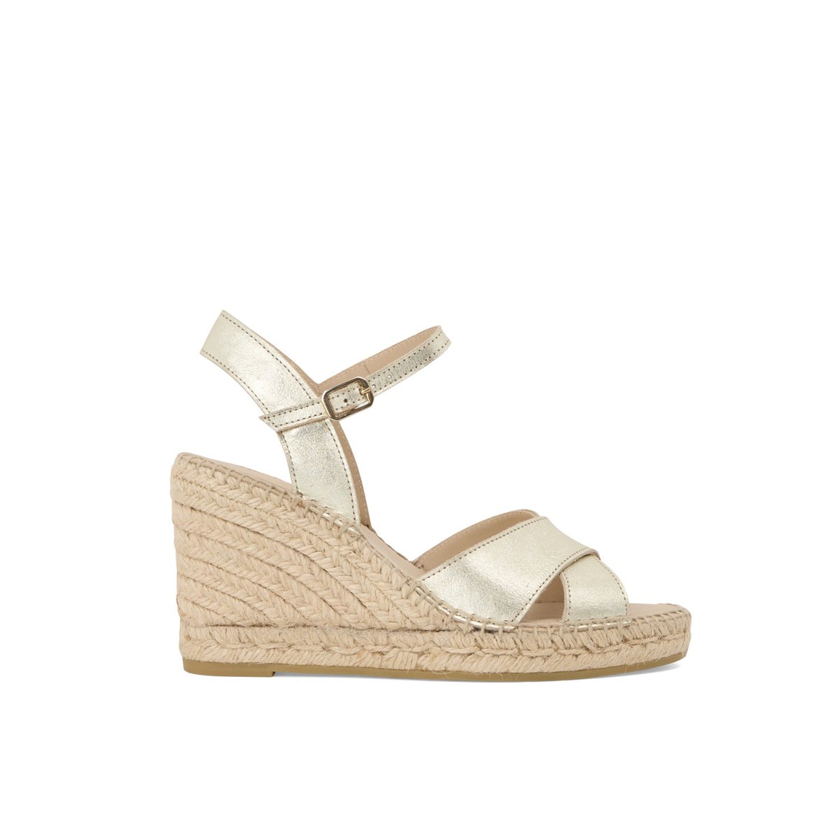 Sandale À Talon en cuir FIDELA platine, MELLOW YELLOW