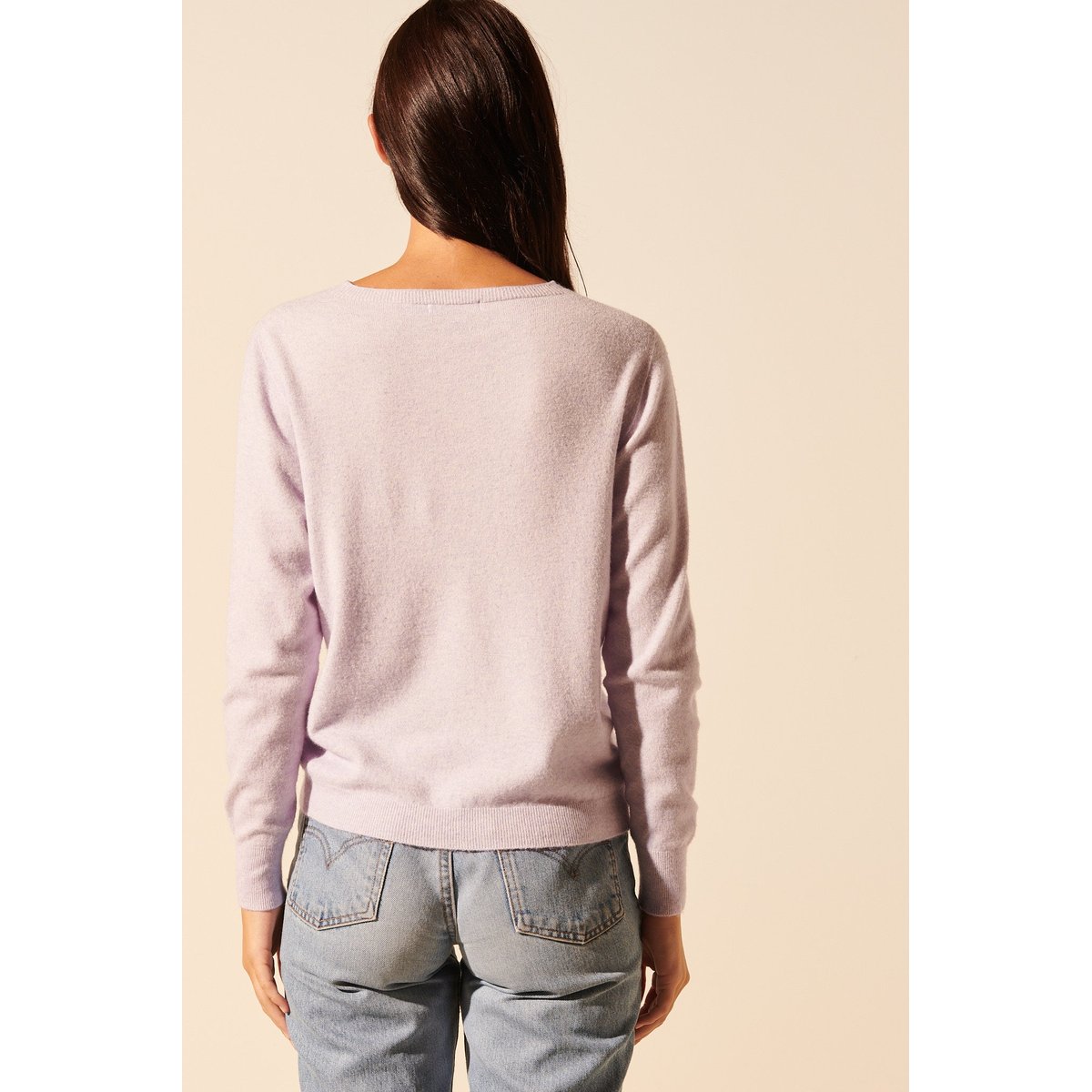 Pull manches longues STEFANO violet lilas, BENOA