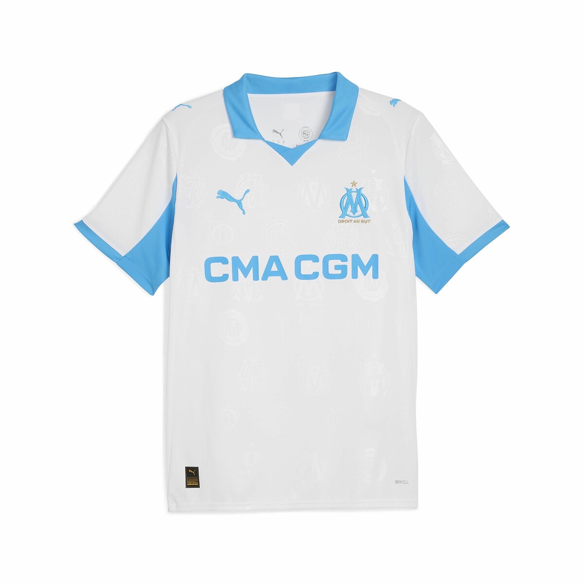 Olympique De Marseille Home Jersey white/blue, PUMA