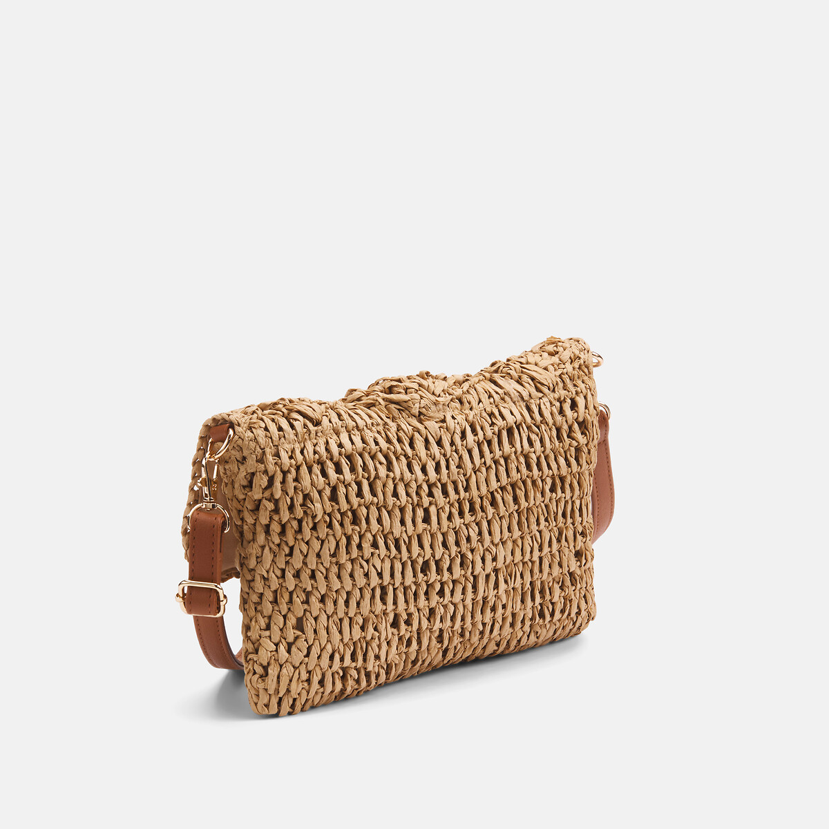 Umhängetasche Violett beige, PIECES