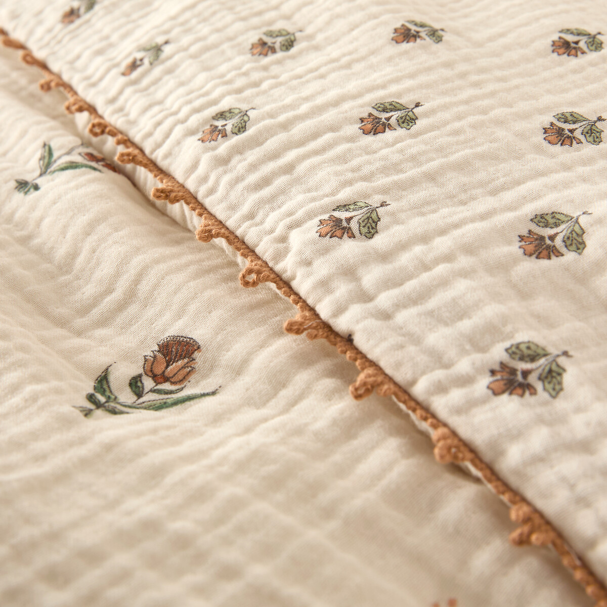Housse de couette gaze de coton, EMELINE imprimé, LA REDOUTE INTERIEURS