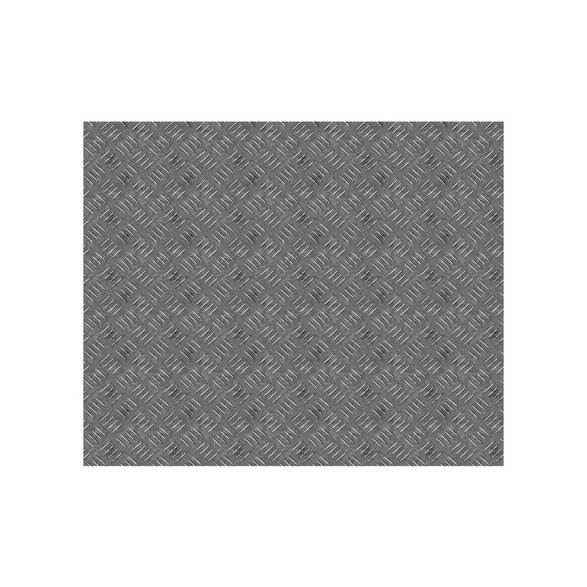 Adhésif décoratif aspect métal gris, TOILINUX