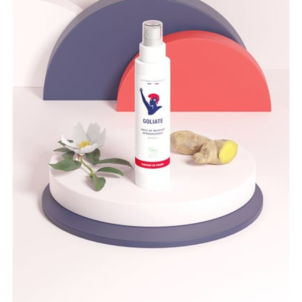 Huile De Massage Intégral - Aphrodisiaque coloris unique, GOLIATE